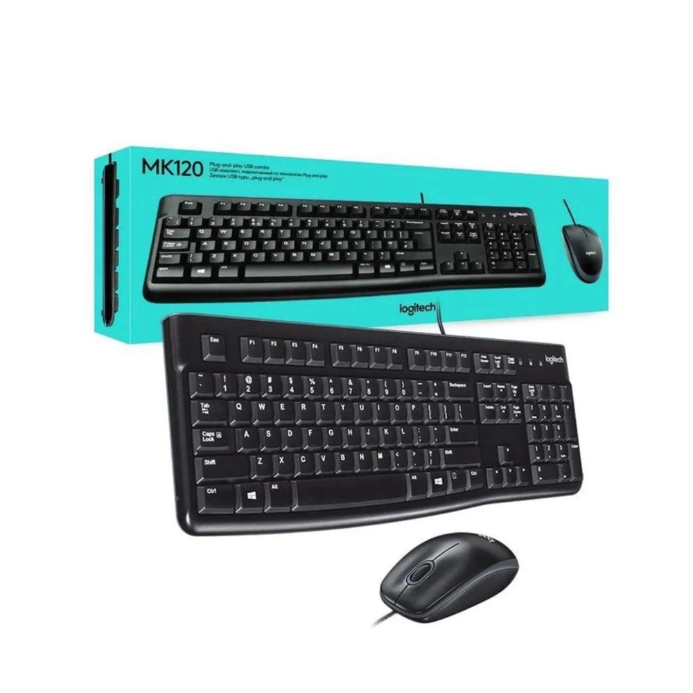 Teclado y Mouse Logitech MK120