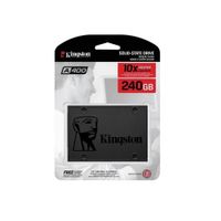 Disco Solido SSD 240 GB Kingston A400, SATA 3, 2.5 Pulgadas