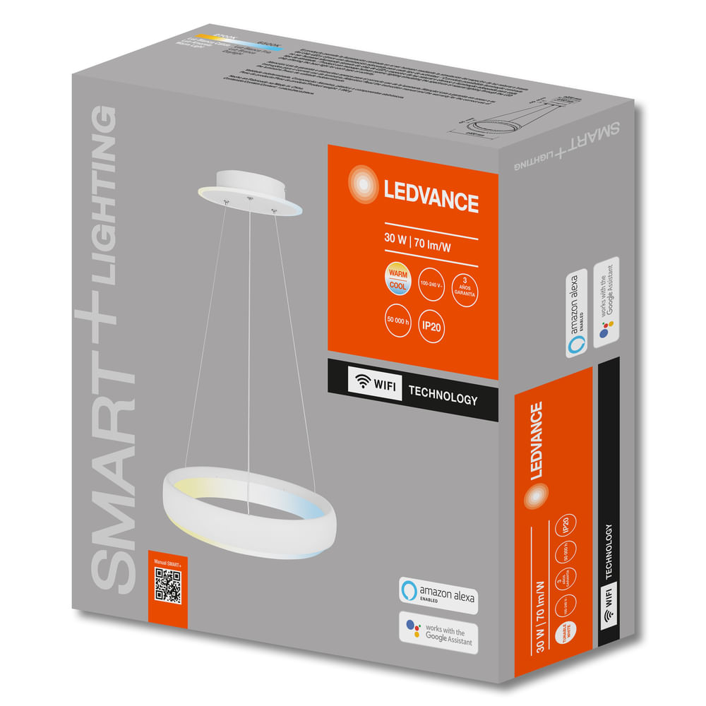 Suspending Deco Smart + Wifi 30W TW 100-240V Ledvance