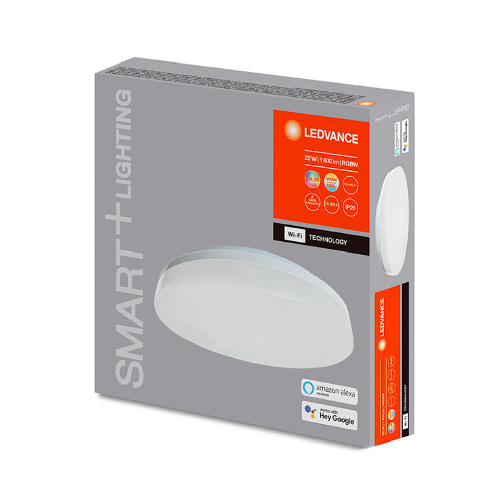 Lampara de techo Led Smart + Wifi 22W RGBW 100-240V - Ledvance