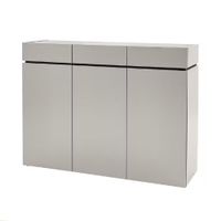 Zapatera Moderna Milena 3 Cajones Blanco R&R Muebles