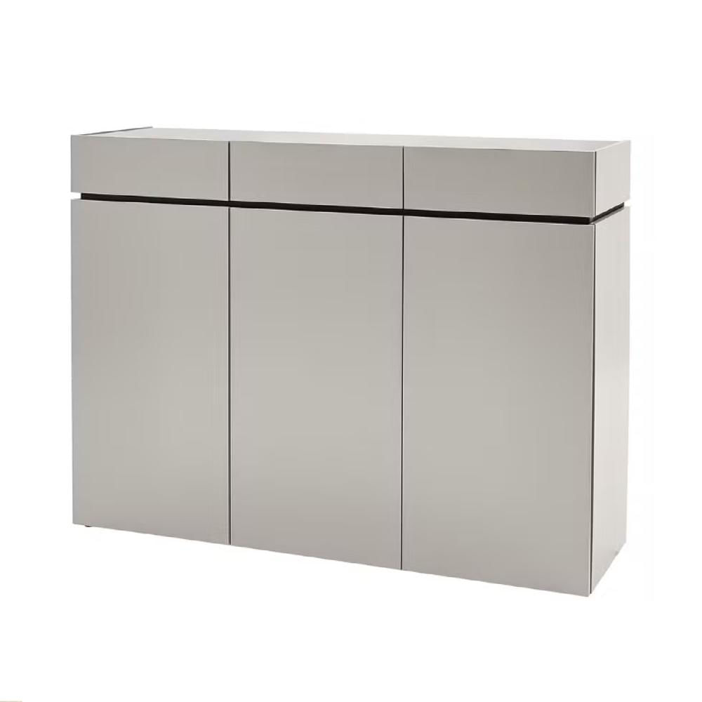 Zapatera Moderna Milena 3 Cajones Blanco R&R Muebles