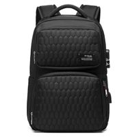 Mochila Antirrobo BIAOWANG Porta Laptop 15.6 Viajes Estudio Candado Configurable Negro