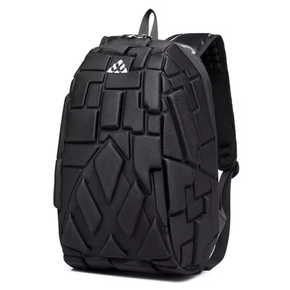 Mochila Portalaptop BIAOWANG Estilo Motociclista Gamer Estudio Viajes Urbana Negro