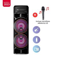 Torre de Sonido LG XBOOM con Bluetooth y Karaoke RNC9 MÁS Microfono
