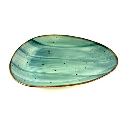 Plato tendido escalonado Arua Verde Ychimatsu