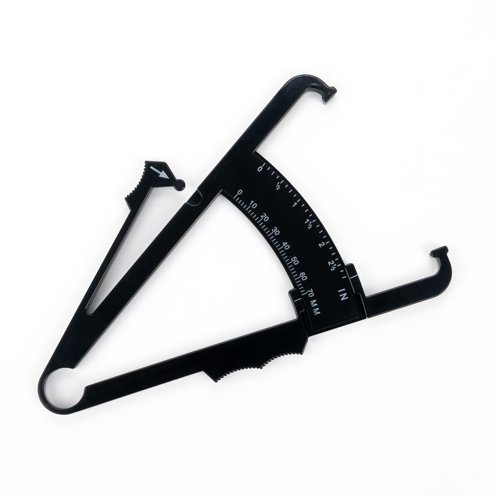 Adipómetro Plicómetro Medidor de Grasa Tipo Pinza Negro