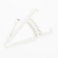 Adipómetro Plicómetro Medidor de Grasa Tipo Pinza Blanco