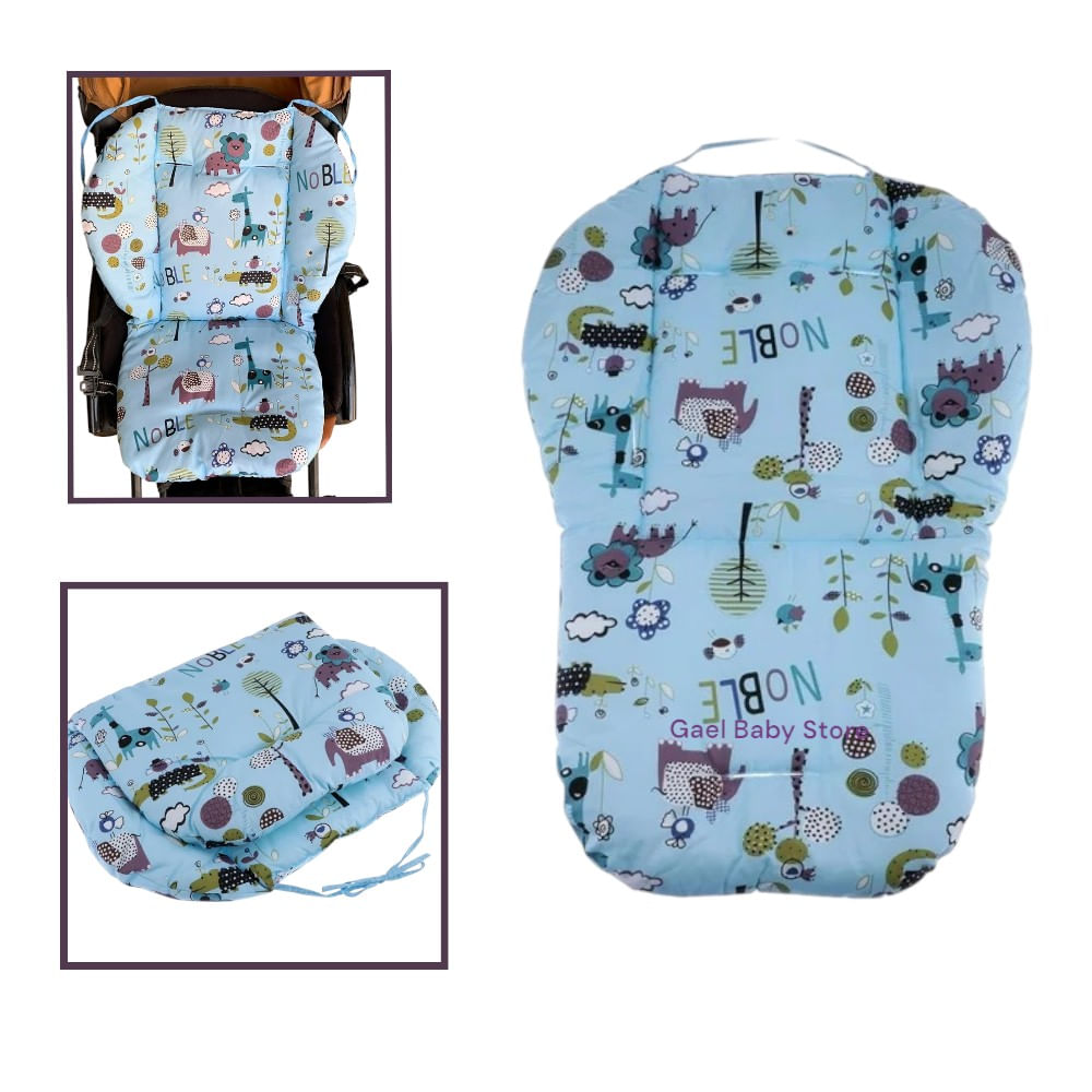Cojin Asiento Suave para  Coche de Bebé Diseño Jirafa