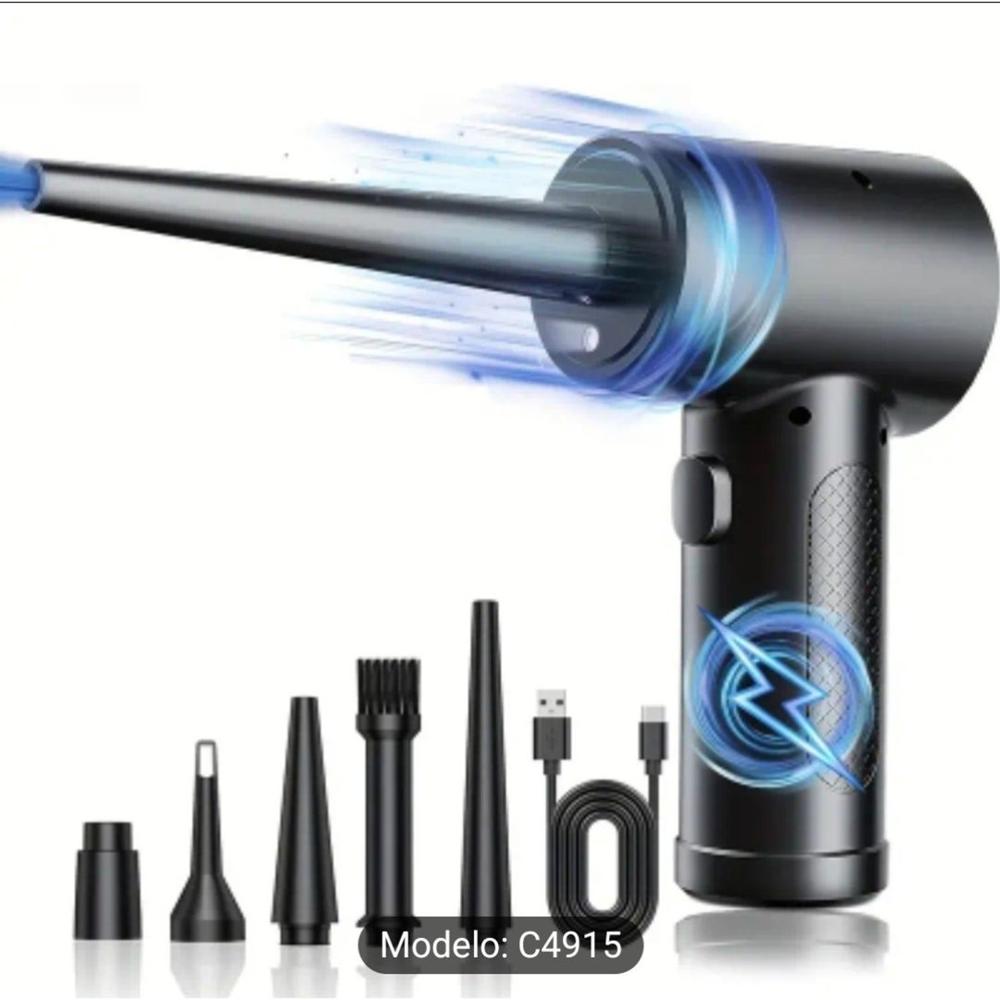 Pistola Pulverizador Limpiador de Polvo Portátil Recargable por USB