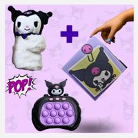 Pack Sanrio Pop it con Brazalete Musical Kuromi