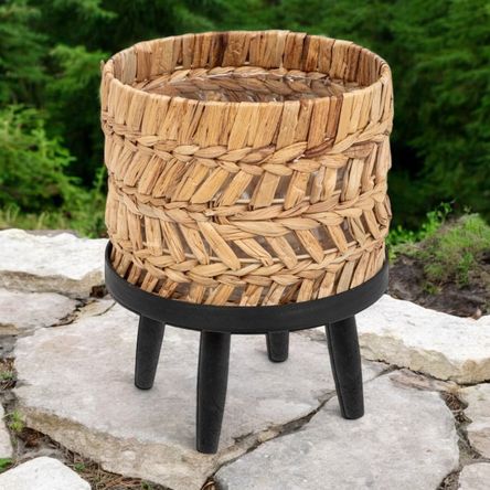 Porta Maceta de pie Fibra Exotic 25x31cm Atmosphera Porta Maceta de pie Fibra Exotic 25x31cm Atmosphera