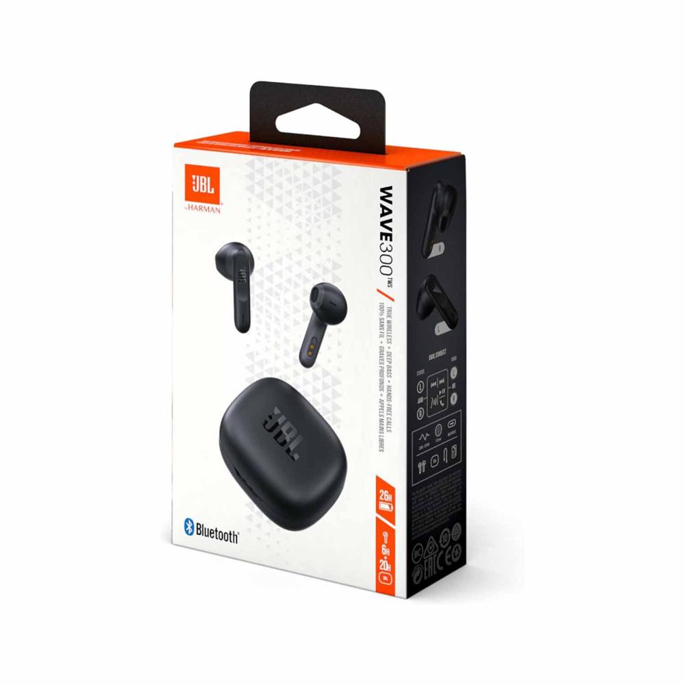 Jbl-Audifono Wave 300 Tws Wireless Bluetooth-Black