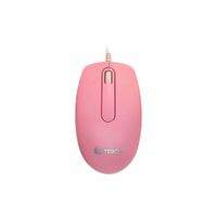 Mouse óptico TEROS TE-1221S 1000 DPI USB 3 botones Pink