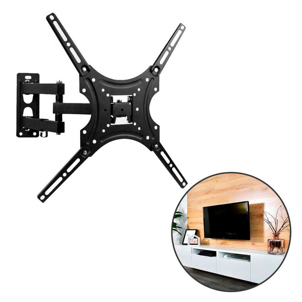 Soporte Pared Televisor 32"" 55"" Giratorio Ajustable RACK TV 32"" 55"" FLF