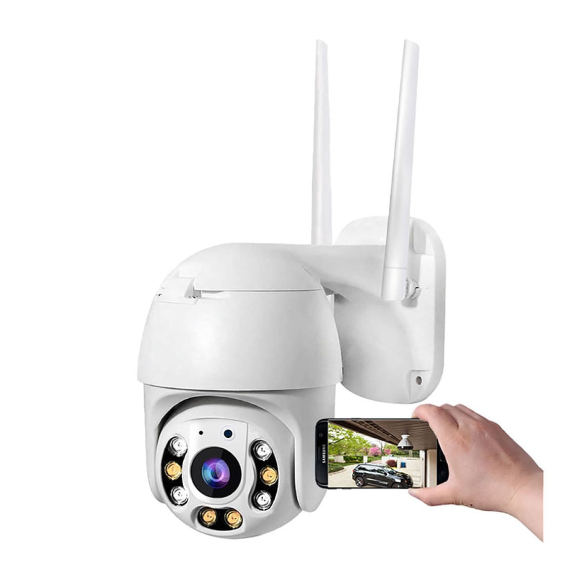 Camara IP Full HD Exterior WiFi Sensor Movimiento FLF