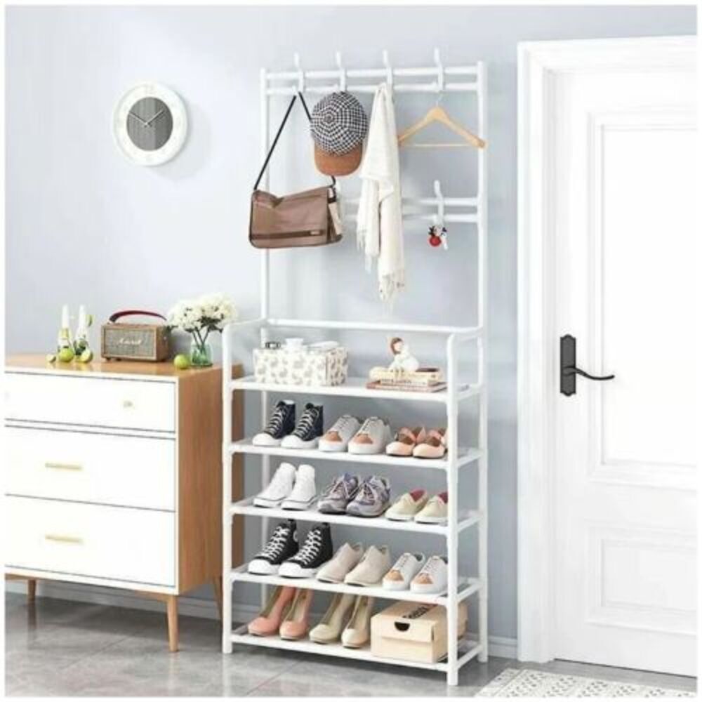 Estante Organizador Zapatera Multiusos 5 Niveles Blanco
