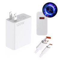 Cargador 120w Carga Rápida Compatible Con + Segundero Decimal