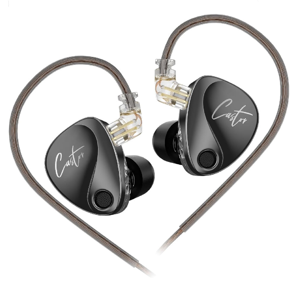 Audifonos KZ Castor Harman Bass Edition IEM con Micrófono