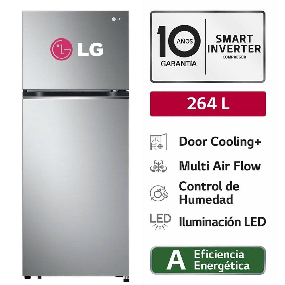 Refrigeradora LG 264L No Frost GT26BPP Top Freezer