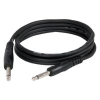Cable plug Audio 6.35mm 1/4 Mono (2 metros)