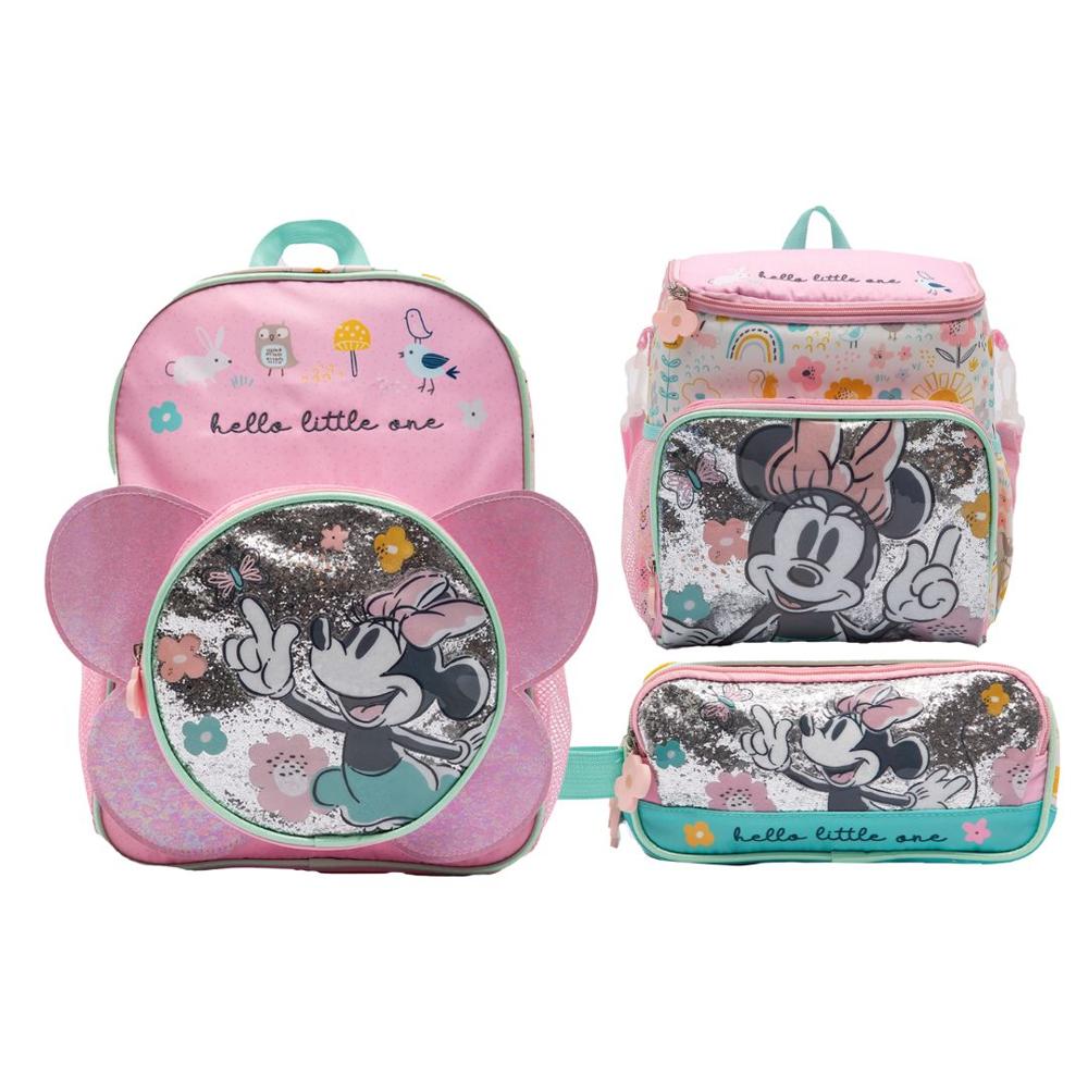 Pack Escolar Mochila Nido Premium Disney Minnie Mouse Rosado - Promart