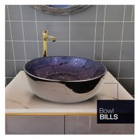 BOWL REDONDO BILLS PURPURA STONE