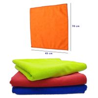 Pack 3 und Paño Microfibra 70 cm x 45 cm NO Ojal Color Variado