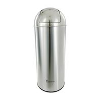 Papelera de Acero Inoxidable 50L Push (D36.5x73cm) - Resistente y Decorativa 984425001