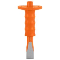 Cincel Plana 1 x 8"" con grip ergonómico antivibración, Truper