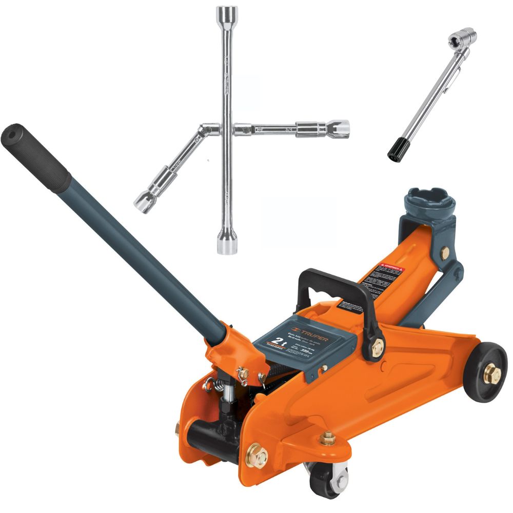 Kit Gata lagarto caimán 2Tn llave de ruedas Medidor aire Kit Gata lagarto caimán 2Tn llave de ruedas Medidor aire