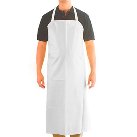 Delantal PVC Termosellado Blanco Talla M Leggera Delantal PVC Termosellado Blanco Talla M Leggera