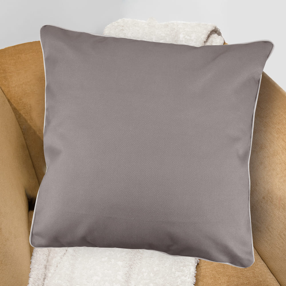 Cojín de color entero Mocca Natural 45x45cm Orange