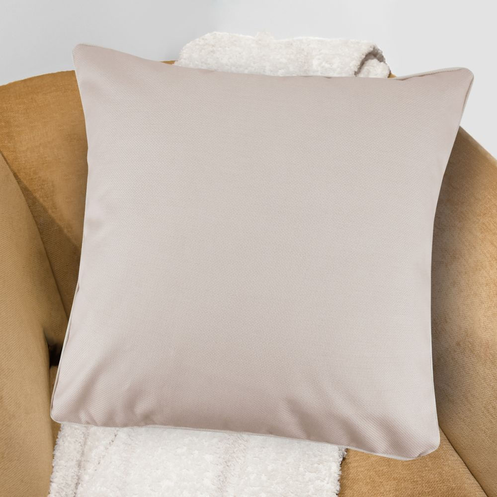 Cojín de color entero Miel Beige 45x45cm Orange