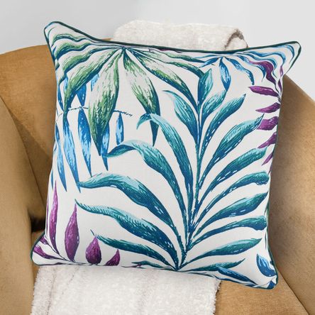 Cojín estampado con cierre Tropical 45x45cm Orange Cojín estampado con cierre Tropical 45x45cm Orange