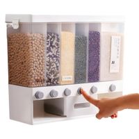Dispensador de Arroz Menestras Multiuso de 6 Divisiones  2400001