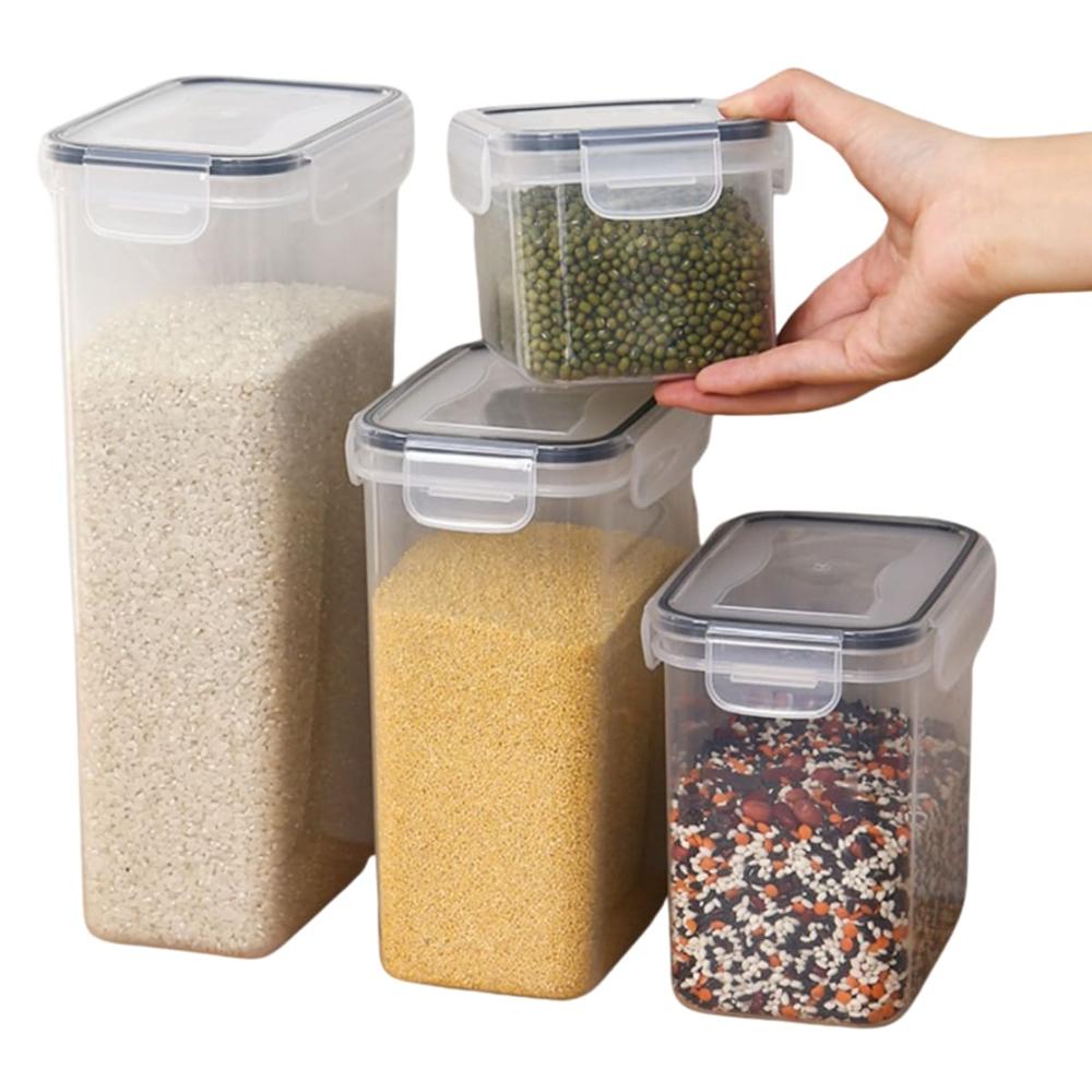 Set de 4 Tapers Herméticos para Cocina Easy Lock  4470001