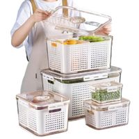 Set Premium de 5 Tapers Herméticos de Gran Capacidad de Almacenamiento  3700001