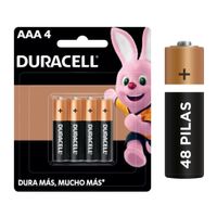 Caja de 48 unid de Pilas Alcalinas Duracell De 1,5v AAA