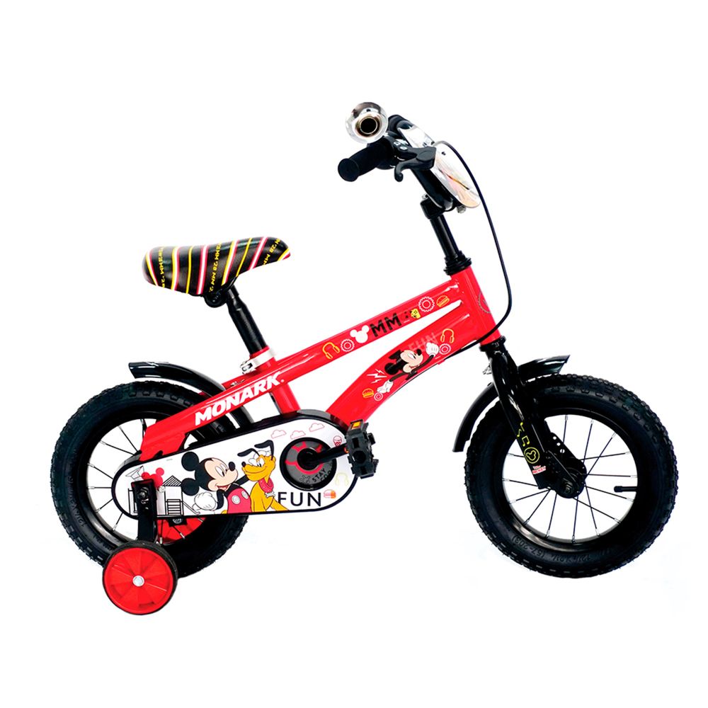Bicicleta Monark Para Niño Aro 12"" Rojo