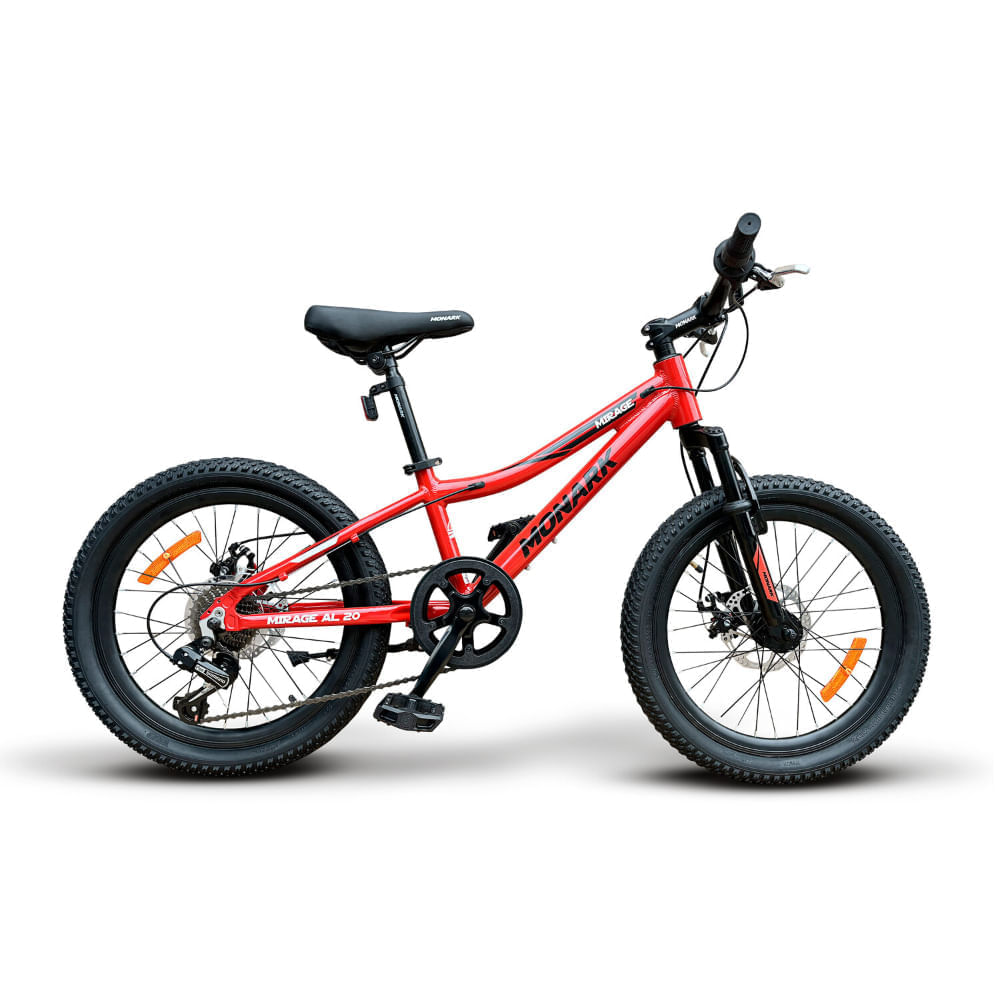 Bicicleta Monark Para Niño Aro 20"" Rojo/Negro