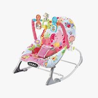 Silla Mecedora Bouncer Baby Cam Táctil 20Kg Fucsia