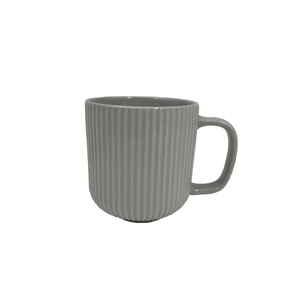 Set X4 Taza Embossed Gris
