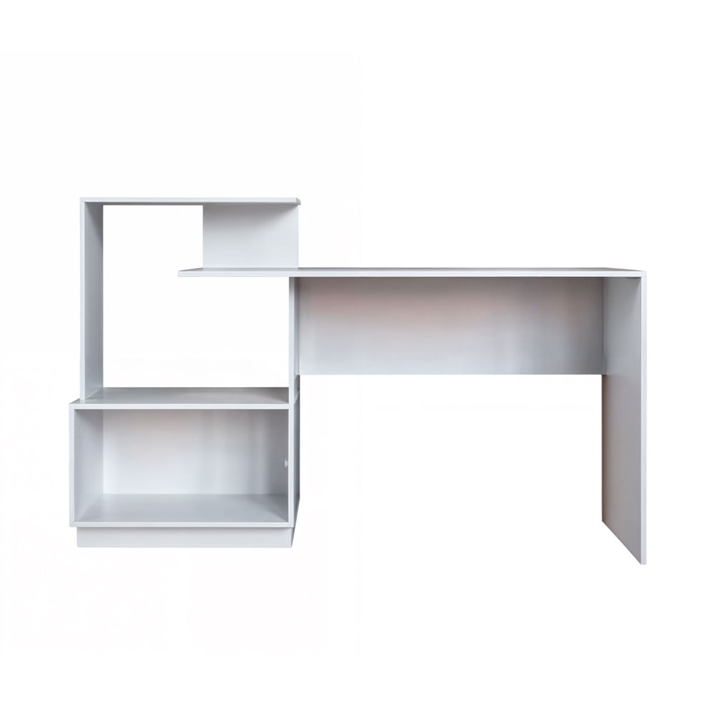 Escritorio Nanu Baraka Home + Estantes - Blanco