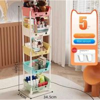 Estante Organizador Multifuncion Kawai Niños Niñas de 5 Niveles Nuevo