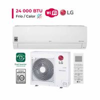 DUALCOOL Aire Acondicionado Inverter 24000 BTU Función Frío Calor