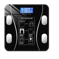 Balanza Digital Bluetooth Capacidad 180 Kg Recargable Negro