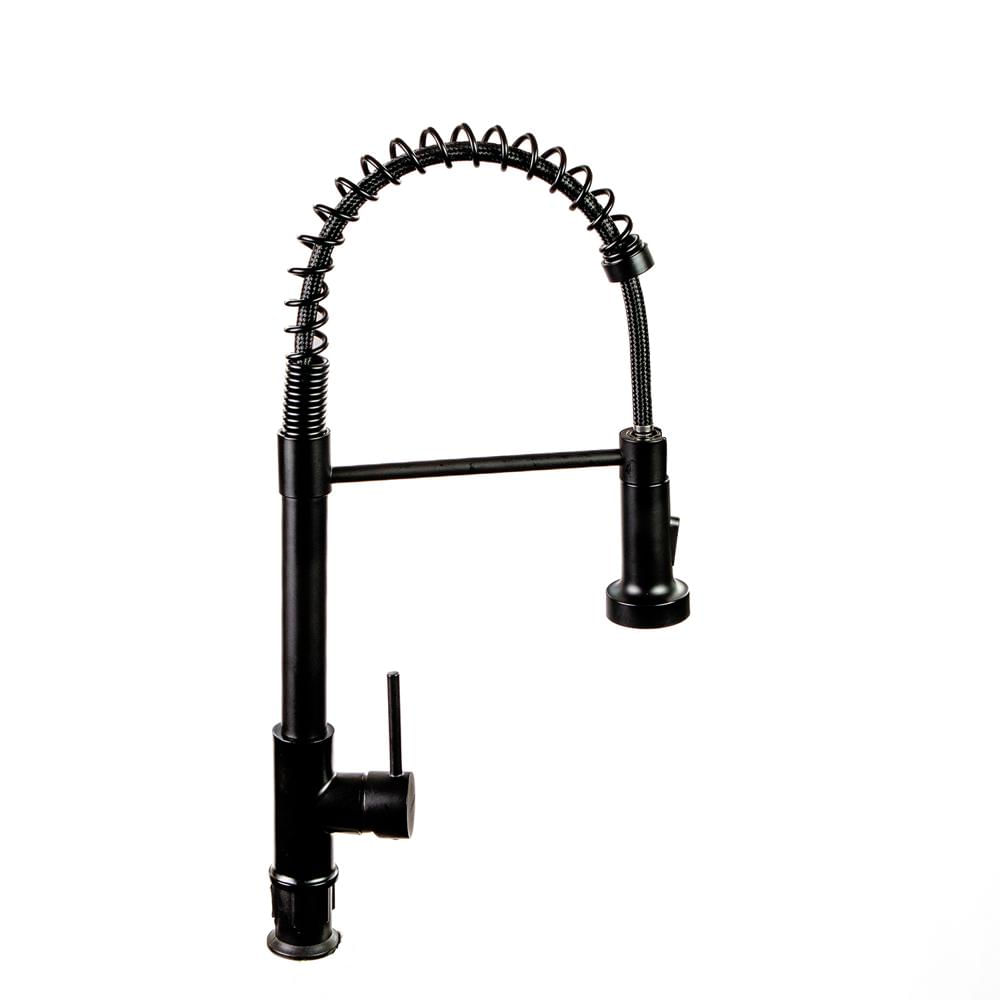 Mezcladora de Lavadero con Resorte Monocomando al mueble modelo Black Swan Nessati