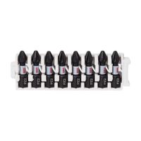 Punta pozidriv 2x25mm.8u Impact Control Bosch