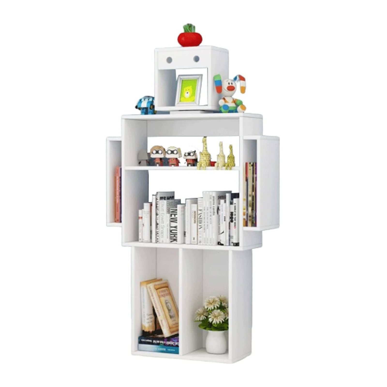 Librero Bonno Oliver Blanco